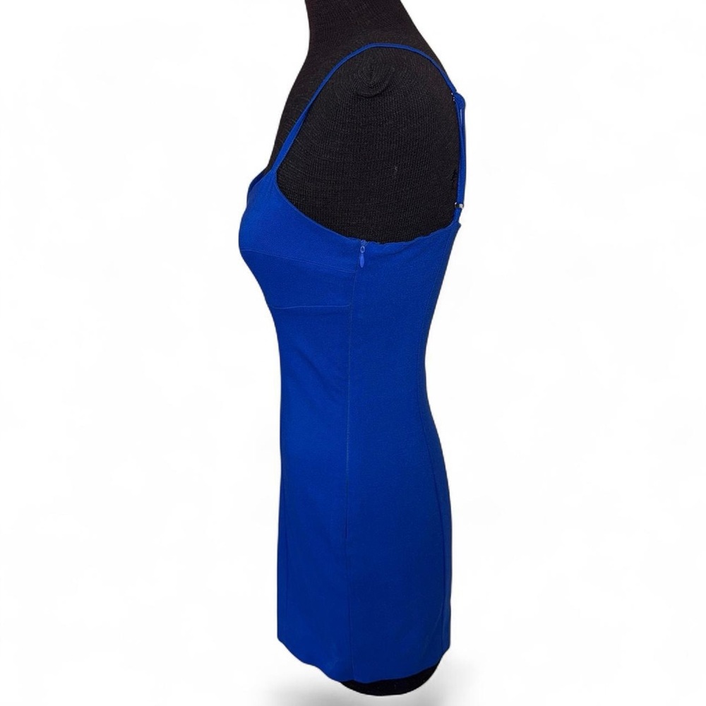 Endless Rose Women's Stretch Fabric Fitted Mini Dress Cobalt Blue Bodycon SZ S - Picture 4 of 8